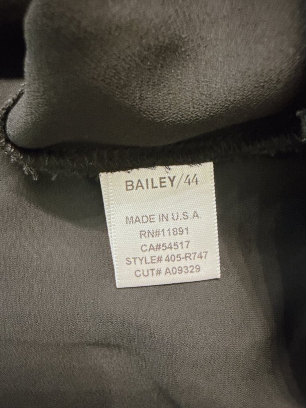 Bailey 44 Ruched Front Colorblock Dress - Picture 5 of 6